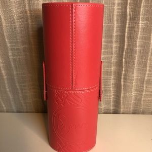 SIGMA Pink travel makeup brush case